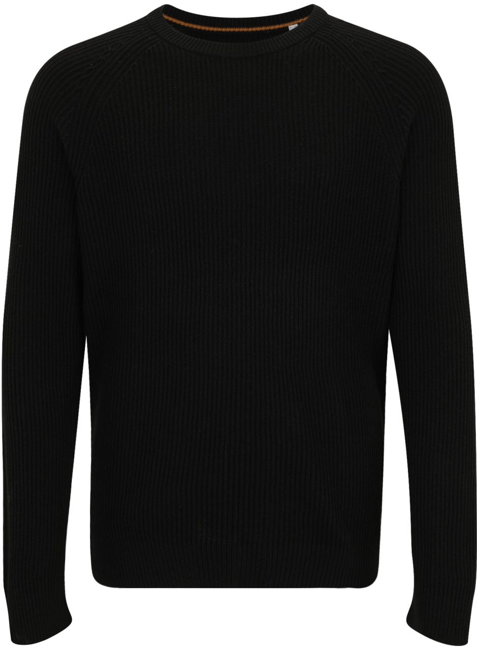 Jack & Jones Plus Sveter  čierna