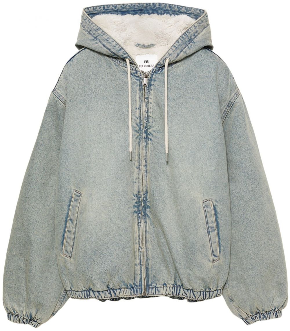 Pull&Bear Prechodná bunda  svetlomodrá