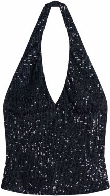 Bershka Top  námornícka modrá