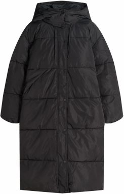 Bershka Zimný kabát  čierna