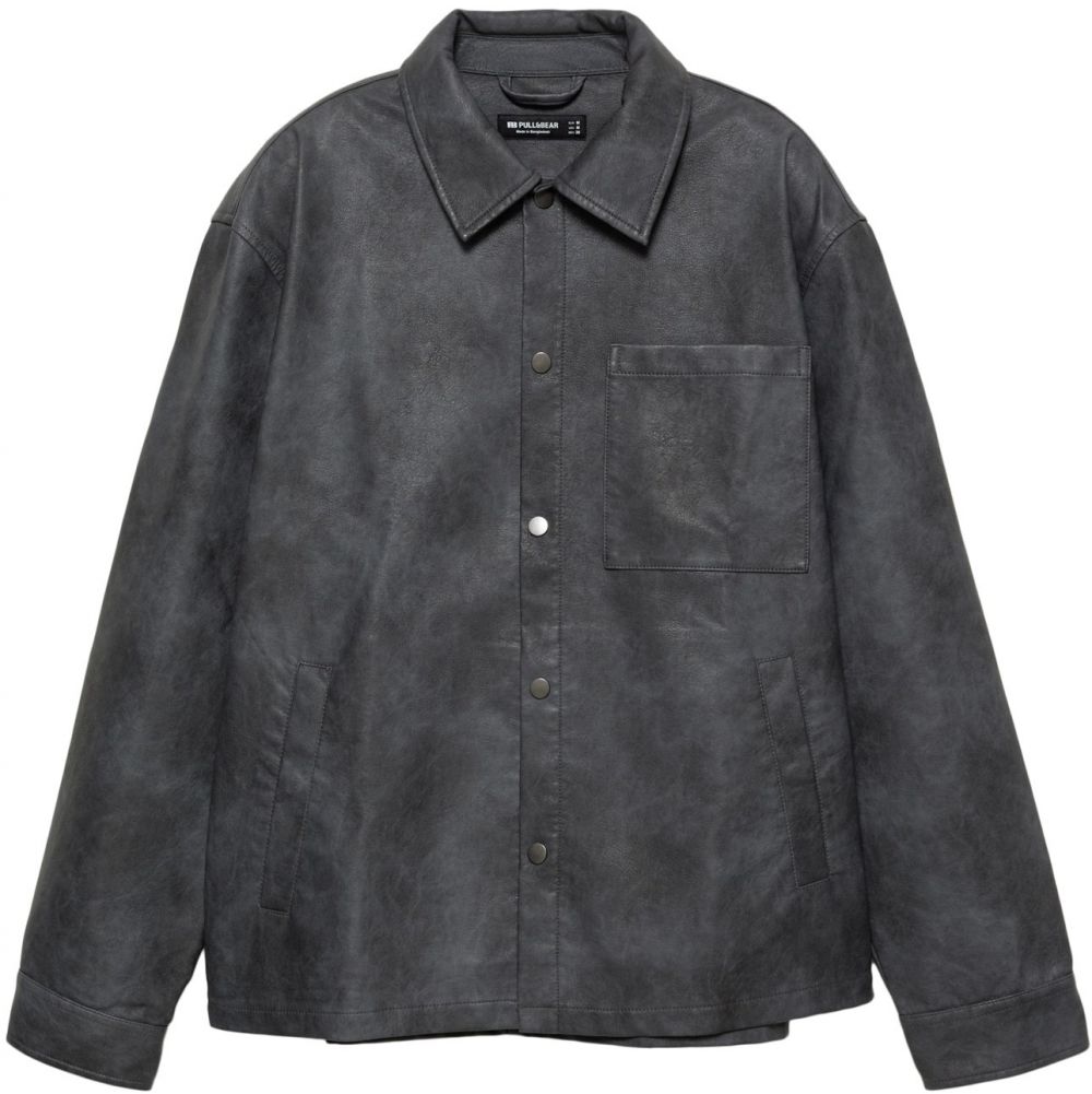 Pull&Bear Prechodná bunda  antracitová