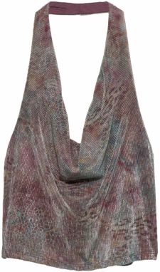 Pull&Bear Top  hnedá / tmavožltá / pastelovo zelená / bordová