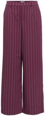 OBJECT Nohavice 'OBJLISA'  cyklaménová / biela