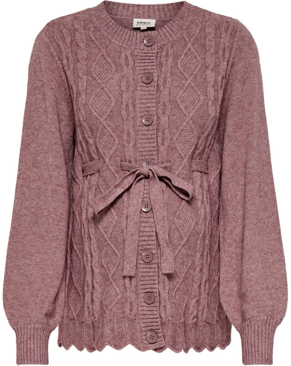 Only Maternity Kardigán 'OLMKALLU'  staroružová