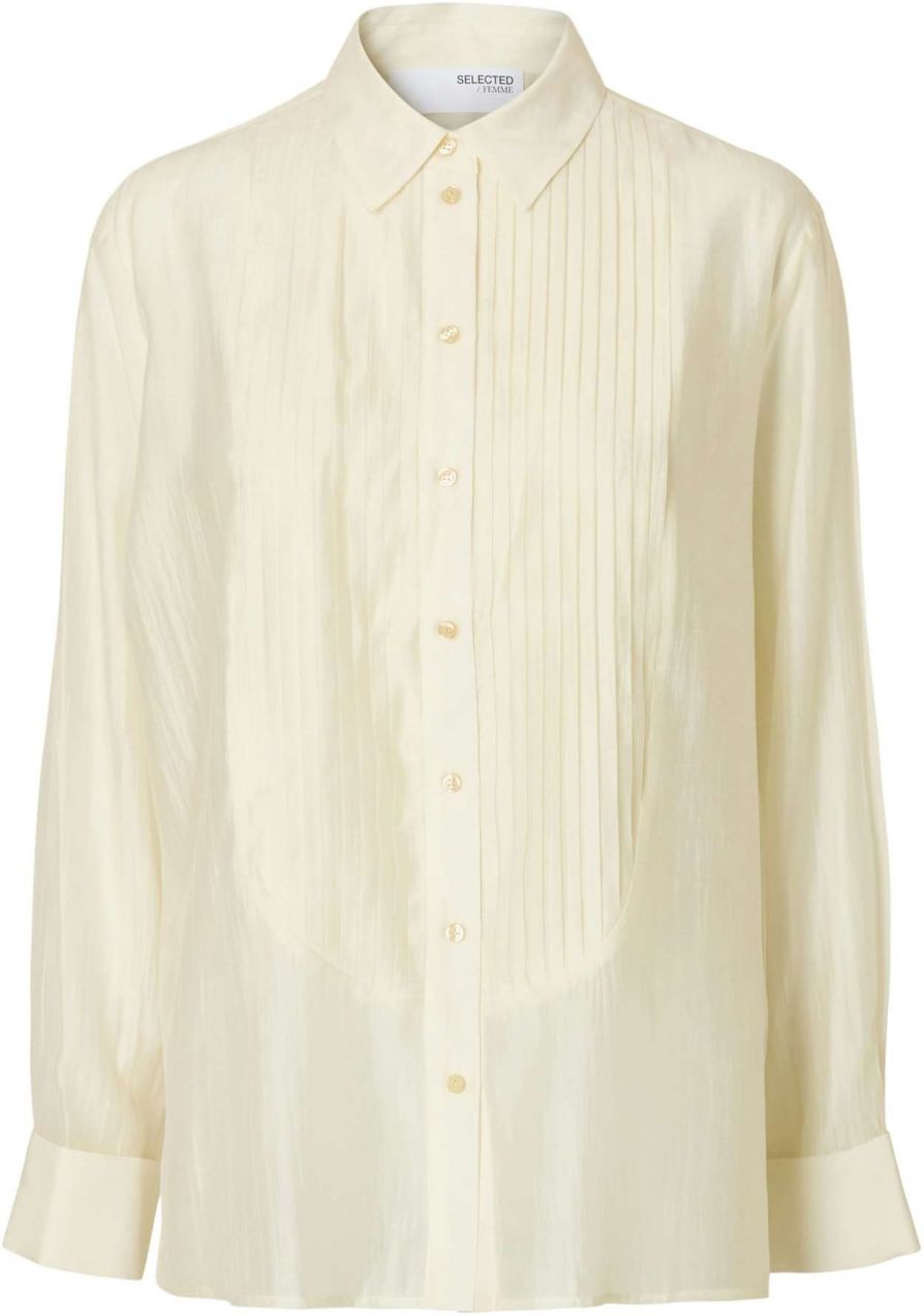 SELECTED Blúzka 'SLFIRIS'  slonová kosť