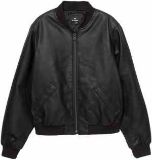 Pull&Bear Prechodná bunda  čierna