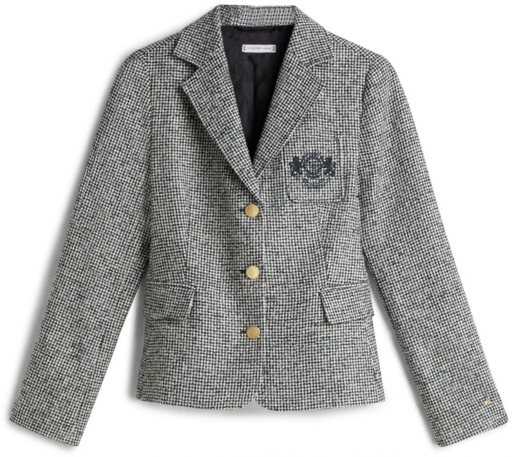TOMMY HILFIGER Blejzer  čierna / biela