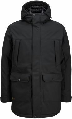 Jack & Jones Plus Zimná parka 'JJFINN'  čierna