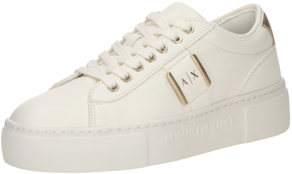 ARMANI EXCHANGE Nízke tenisky  zlatá / šedobiela