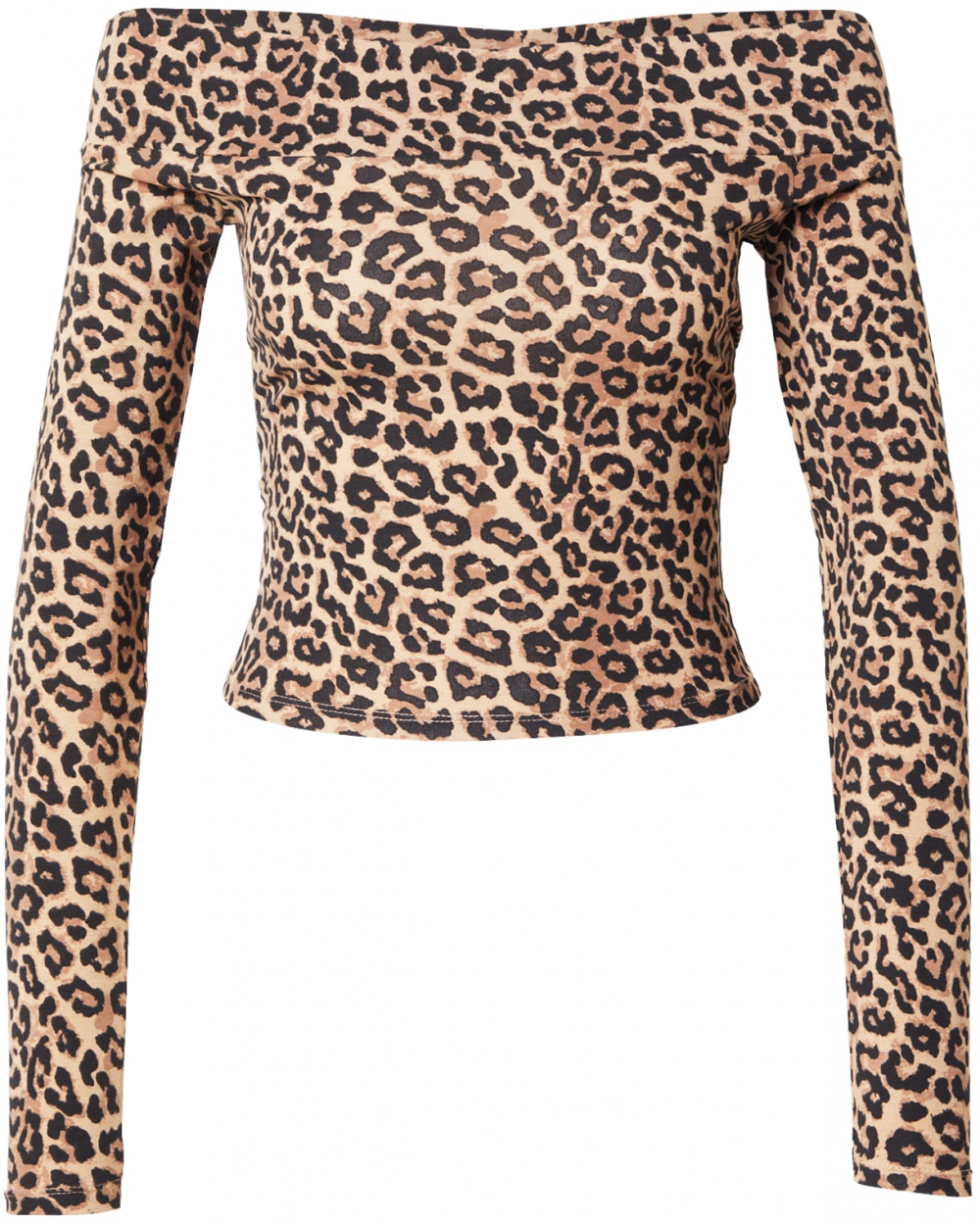 studioselect Tričko 'Giulia'  béžová / farba ťavej srsti / čierna