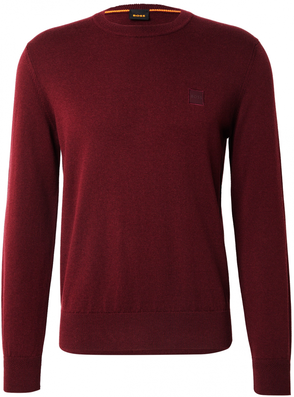 BOSS Sveter 'Kanovano'  bordová