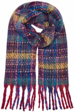 ONLY Šál 'ONLADRIANE'  modrá / žltá / tmavočervená