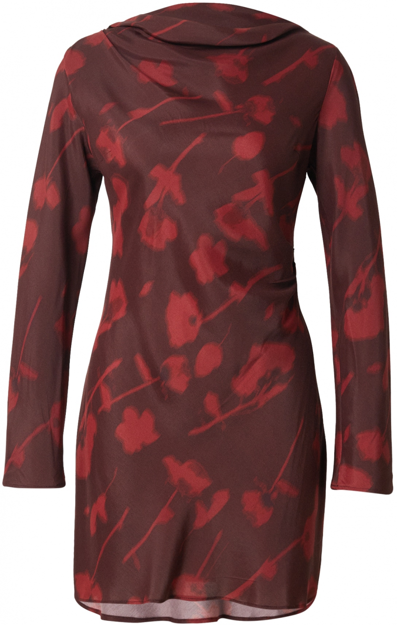 TOPSHOP Šaty 'SINA'  červená / vínovo červená