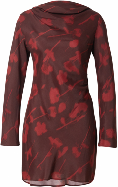 TOPSHOP Šaty 'SINA'  červená / vínovo červená