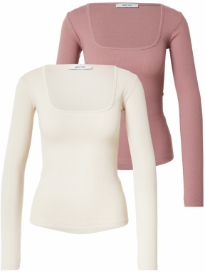 ABOUT YOU Tričko 'Sita'  svetlosivá / rosé