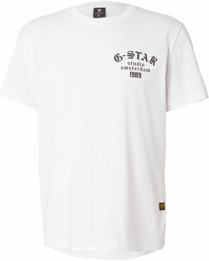 G-STAR Tričko 'Studio Ams'  čierna / biela
