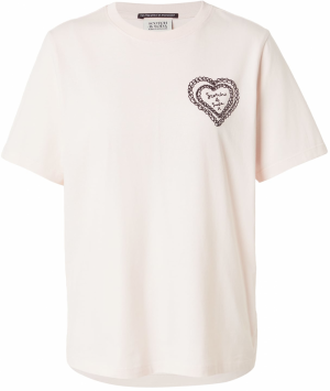 SCOTCH & SODA Tričko  krémová / čokoládová