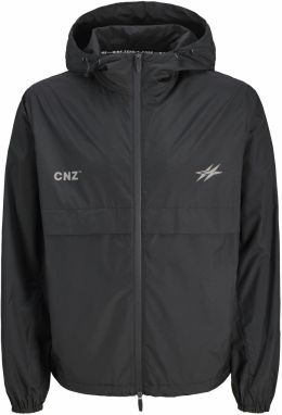 JACK & JONES Prechodná bunda 'COCNZ PARIS'  sivá / čierna