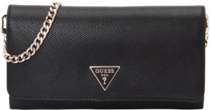 GUESS Listová kabelka 'NOELLE II XBODY FLAP ORGANIZER'  čierna