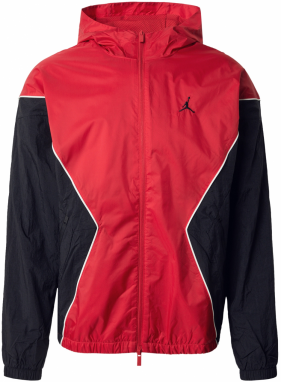 Jordan Prechodná bunda 'BRK'  červená / čierna / biela