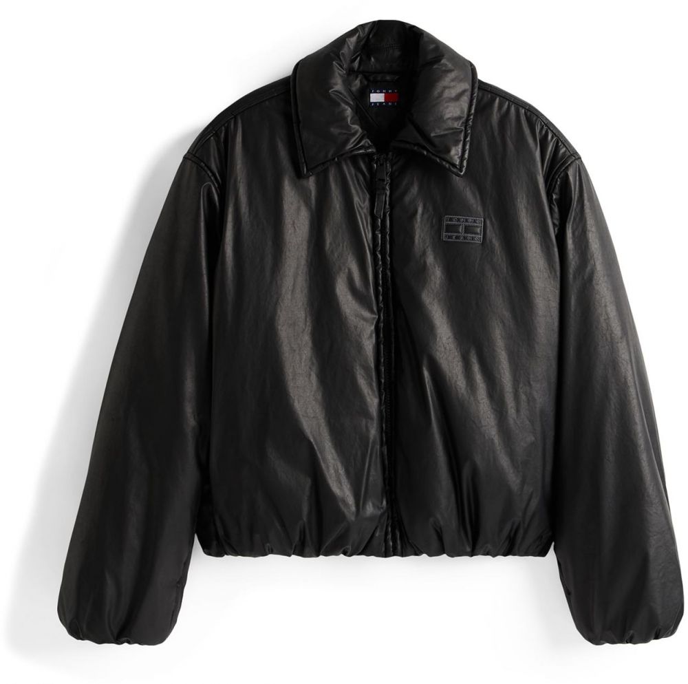 Tommy Jeans Zimná bunda  čierna