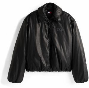 Tommy Jeans Zimná bunda  čierna