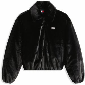 Tommy Jeans Zimná bunda  čierna