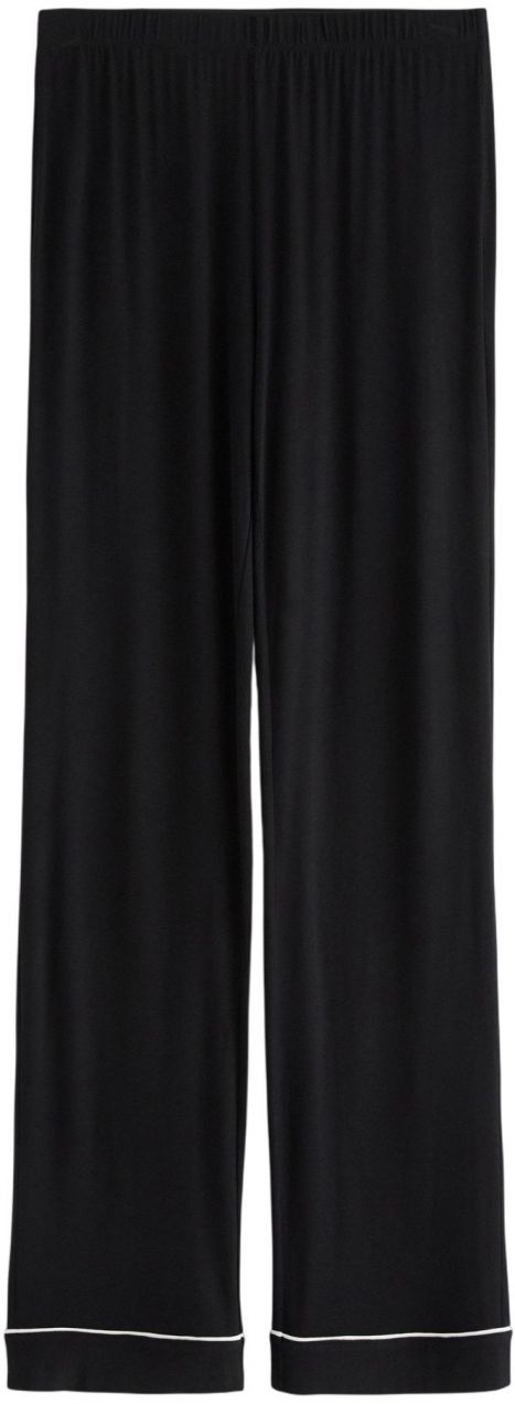 Lindex Pyžamové nohavice  čierna / biela