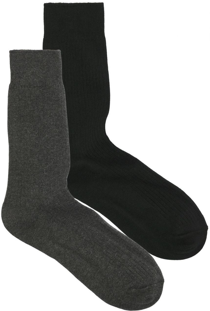 JACK & JONES Ponožky  tmavosivá / čierna