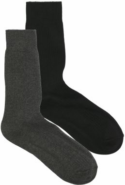 JACK & JONES Ponožky  tmavosivá / čierna