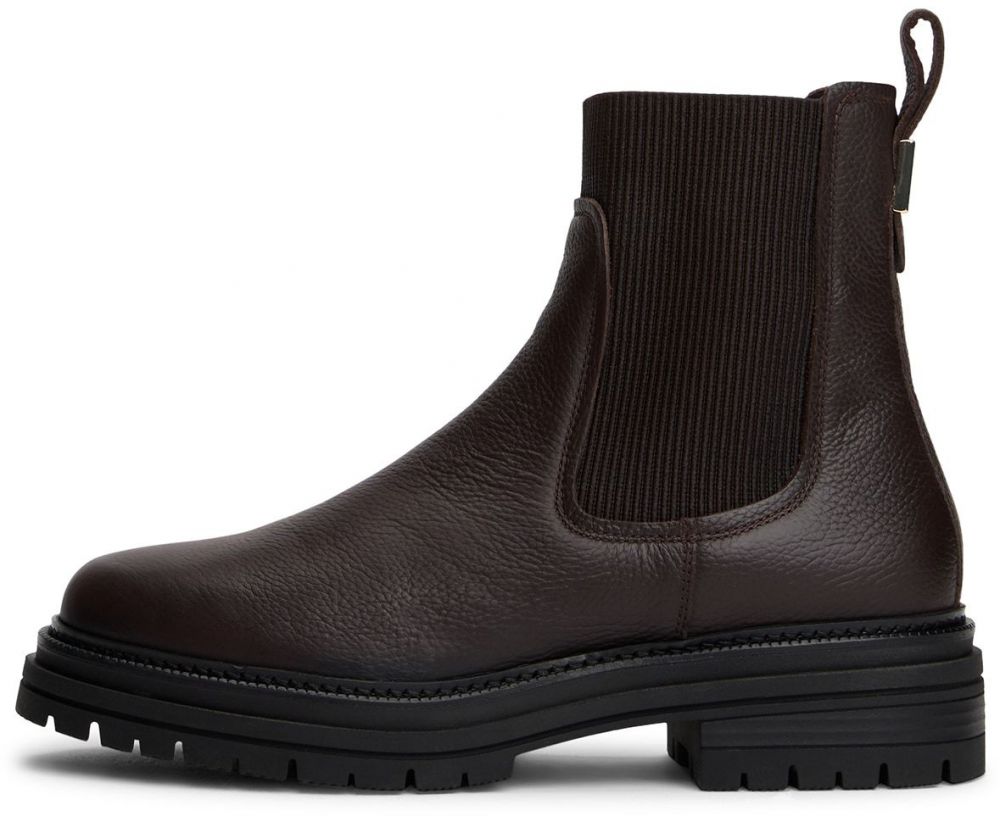 TOMMY HILFIGER Chelsea čižmy  tmavohnedá