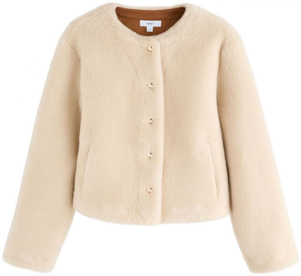 Next Prechodná bunda  krémová