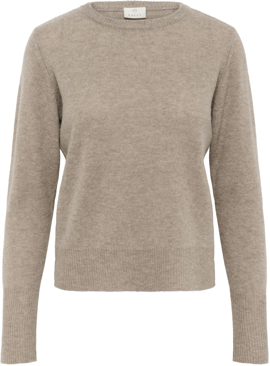Kaffe Sveter 'KACashie'  hnedá melírovaná