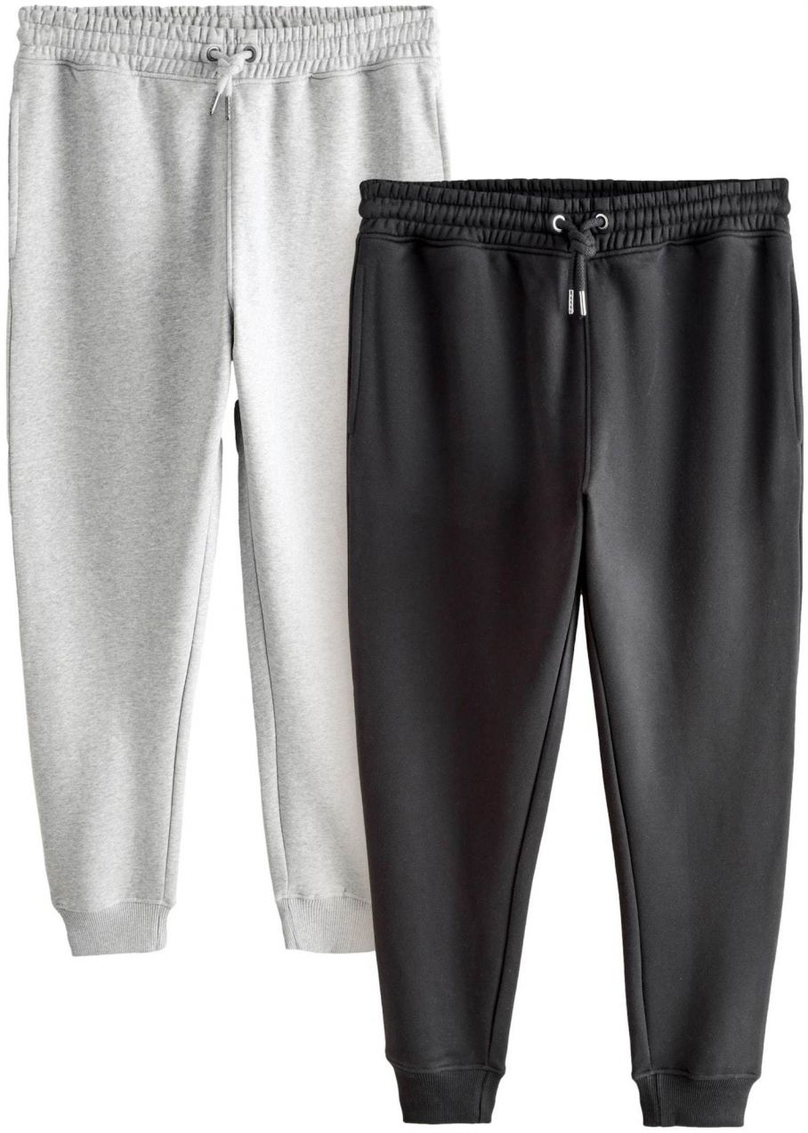 Next Nohavice  sivá melírovaná / čierna