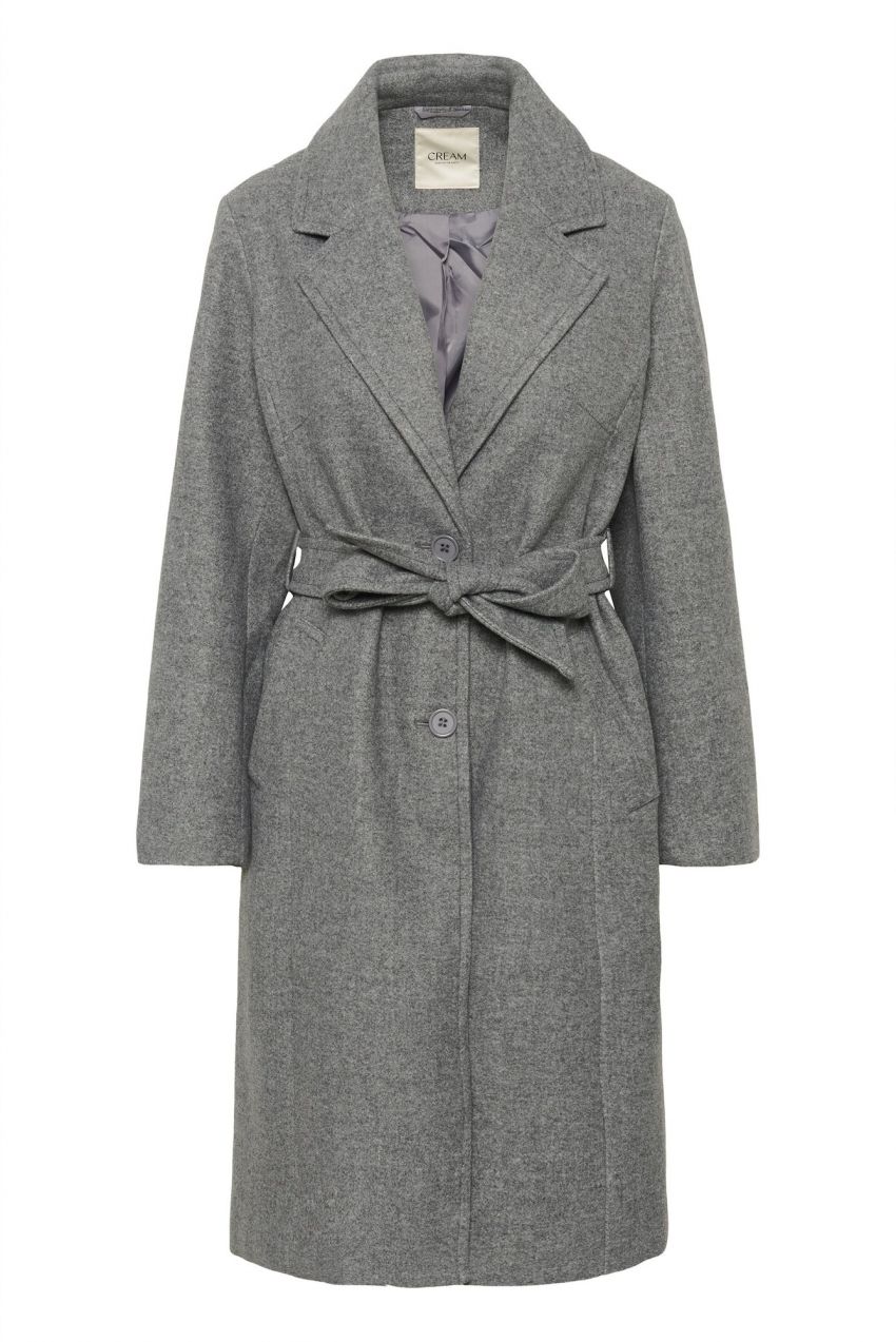 Cream Prechodný kabát 'CRCamelia'  sivá