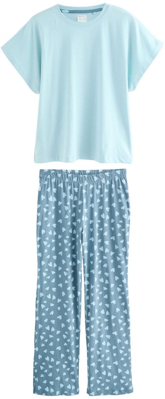 Next Pyžamo  modrá / dymovo modrá