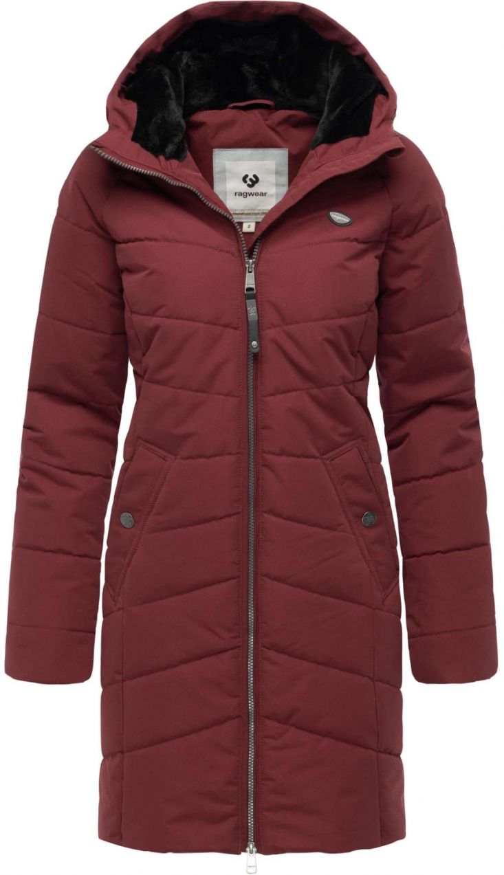Ragwear Zimný kabát 'Noita'  vínovo červená