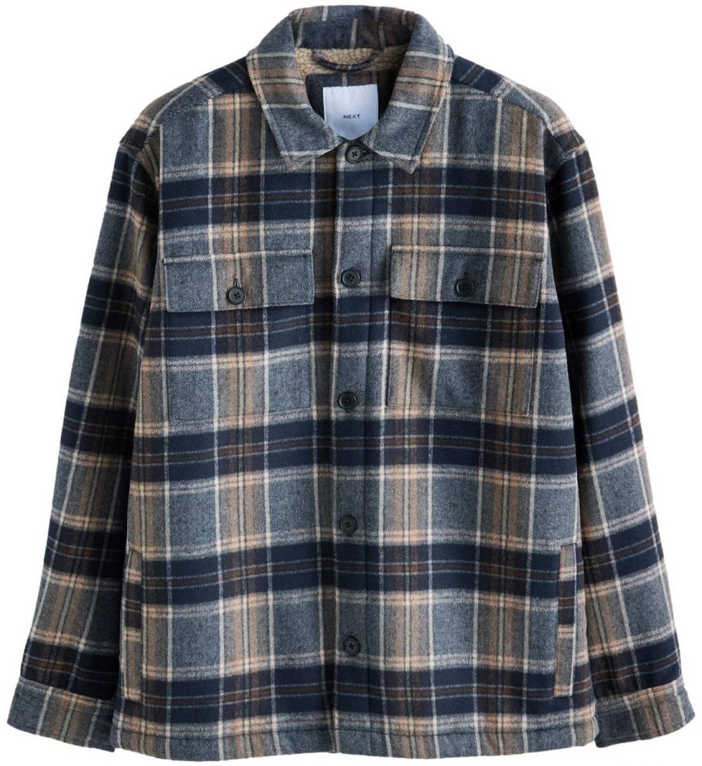 Next Prechodná bunda  námornícka modrá / zafírová / brokátová / biela