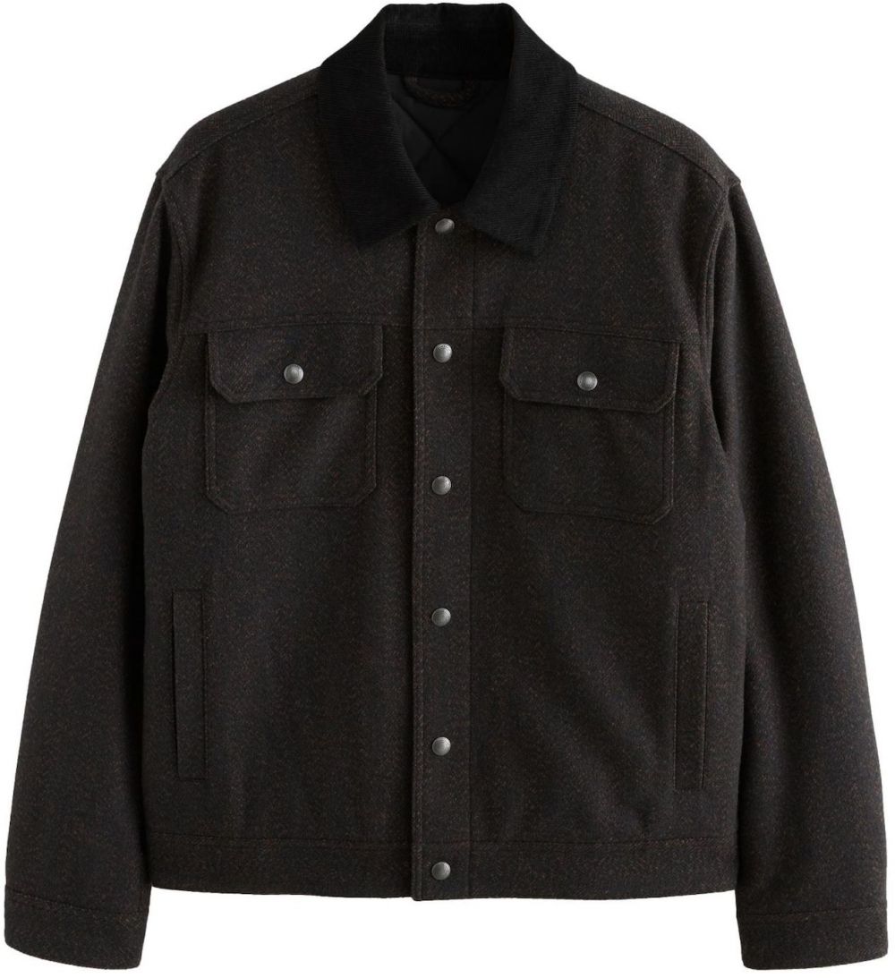 Next Prechodná bunda  tmavohnedá