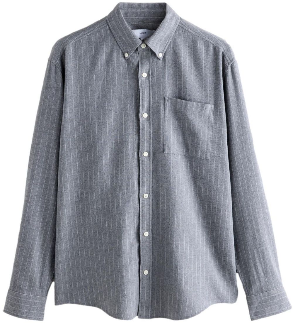 Next Košeľa  sivá / biela