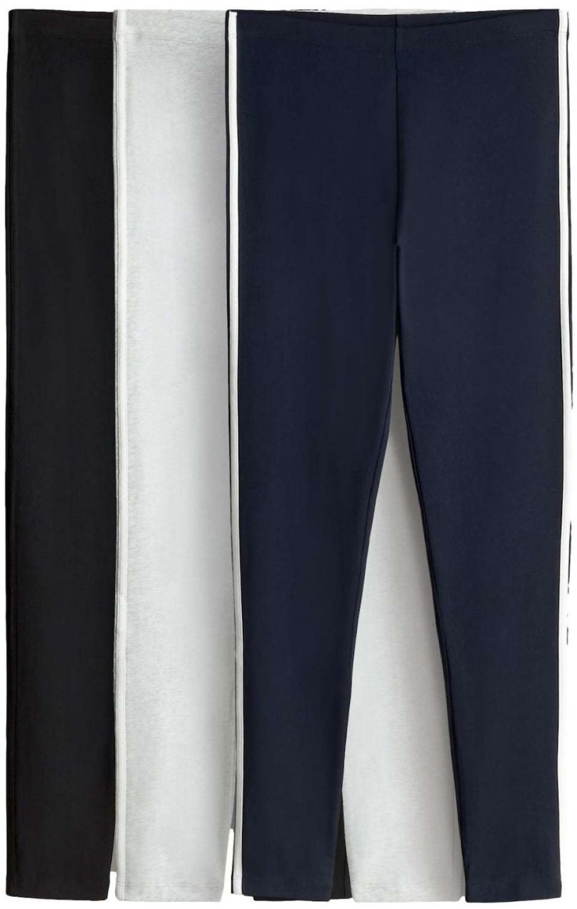 The Set Legíny  námornícka modrá / svetlosivá / čierna / biela