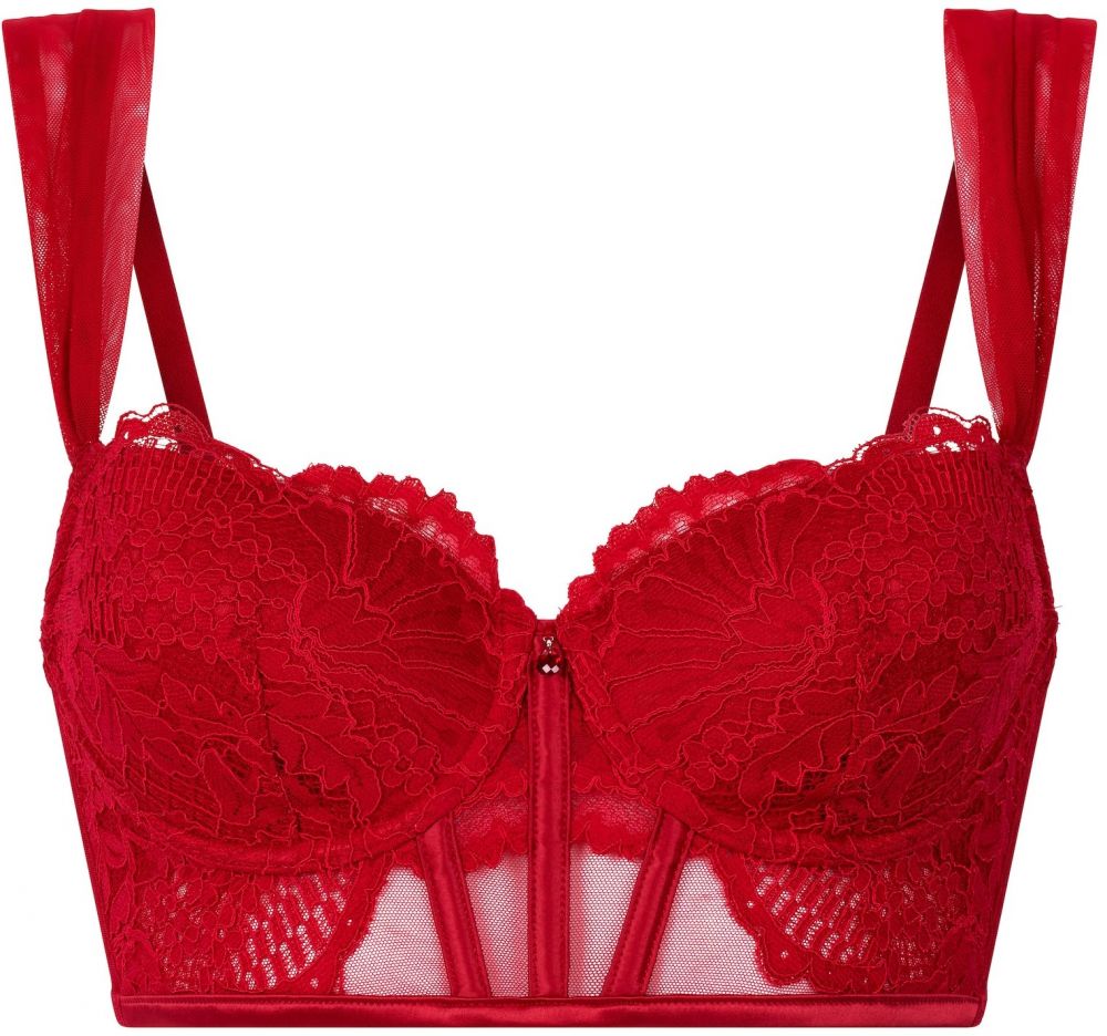 Hunkemöller Podprsenka 'WHITNEY'  karmínovo červená