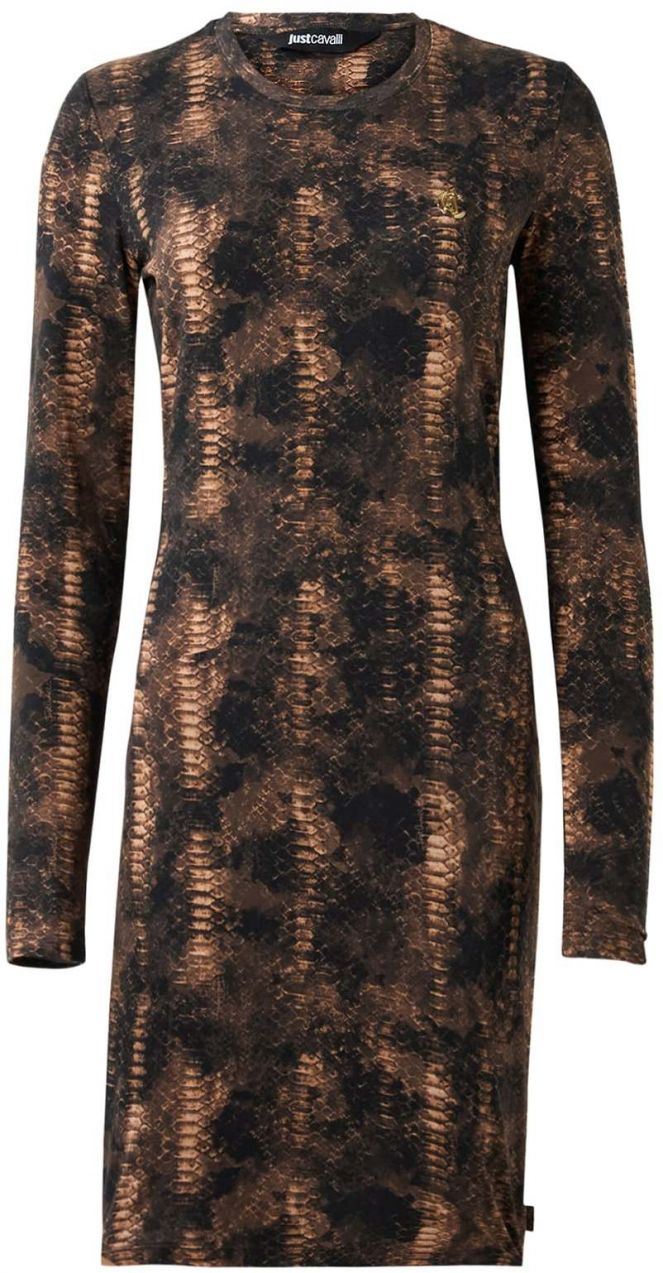 Just Cavalli Šaty 'VESTITI'  hnedá / čokoládová / čierna