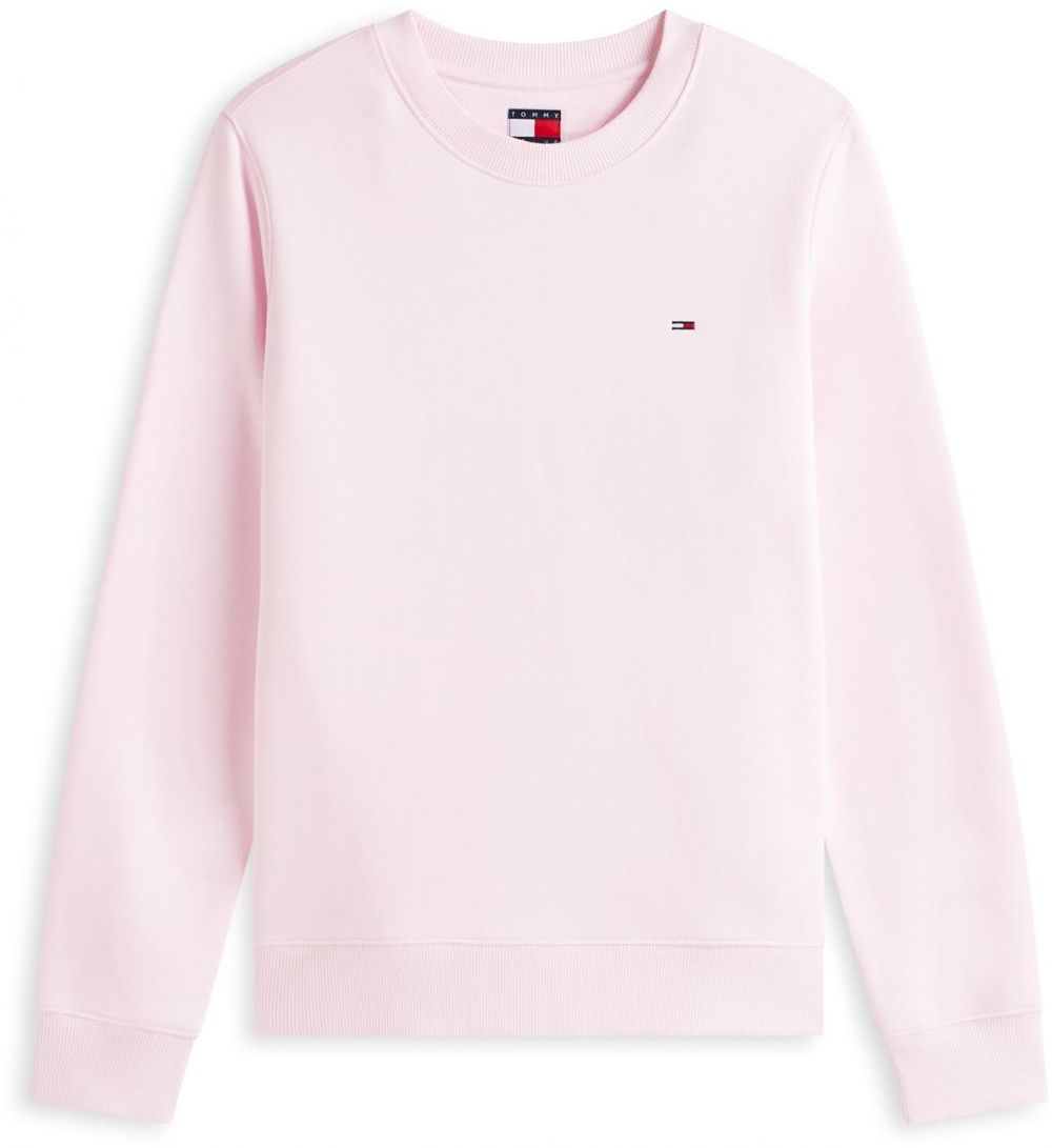 Tommy Jeans Mikina  námornícka modrá / ružová / červená / biela