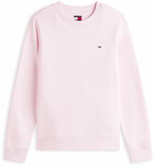 Tommy Jeans Mikina  námornícka modrá / ružová / červená / biela