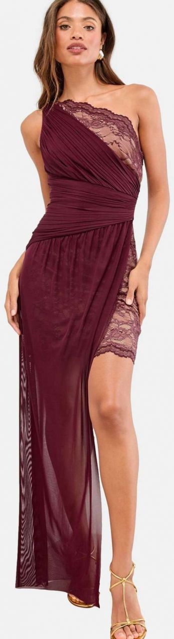 Lipsy Šaty  burgundská