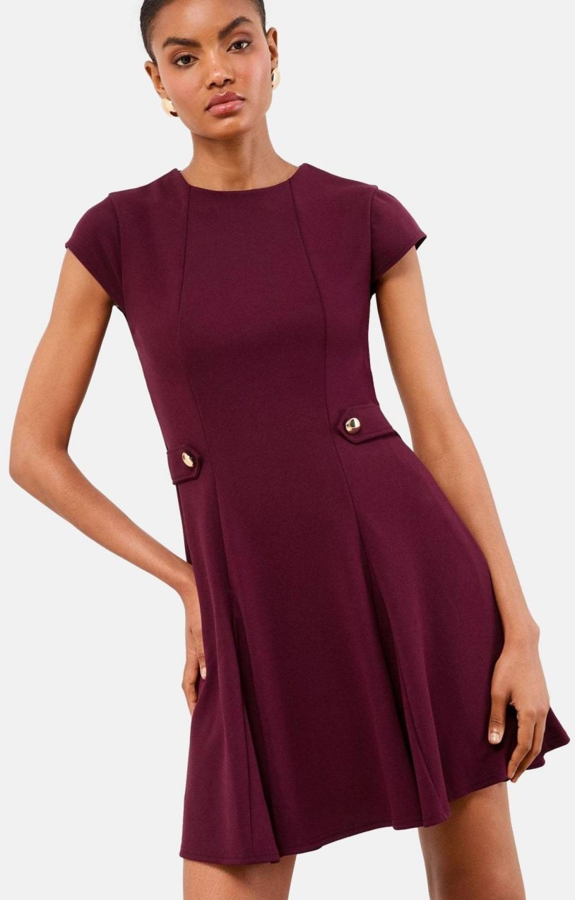 Lipsy Šaty  burgundská