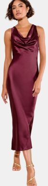 Friends Like These Šaty  baklažánová