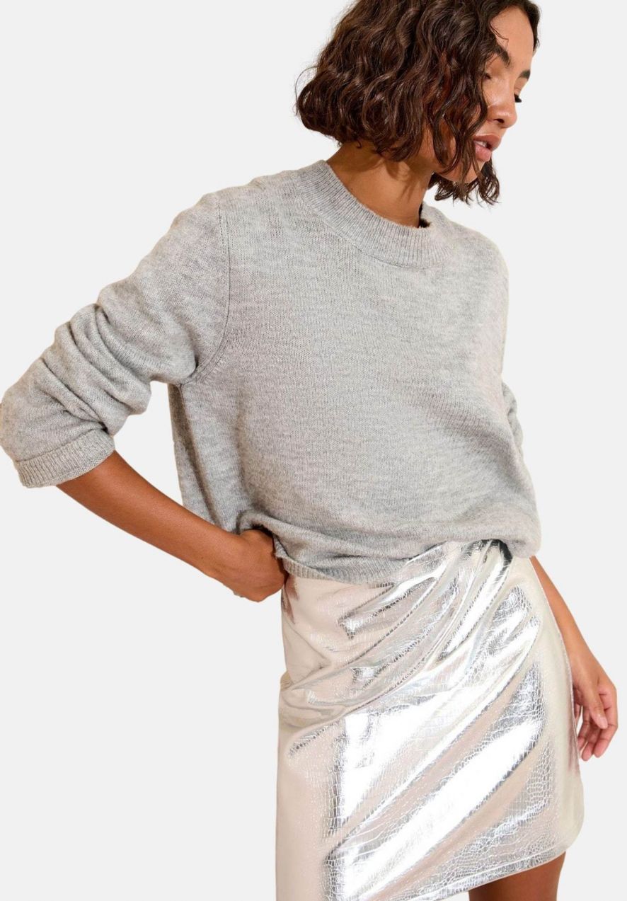 Friends Like These Sukňa  strieborná