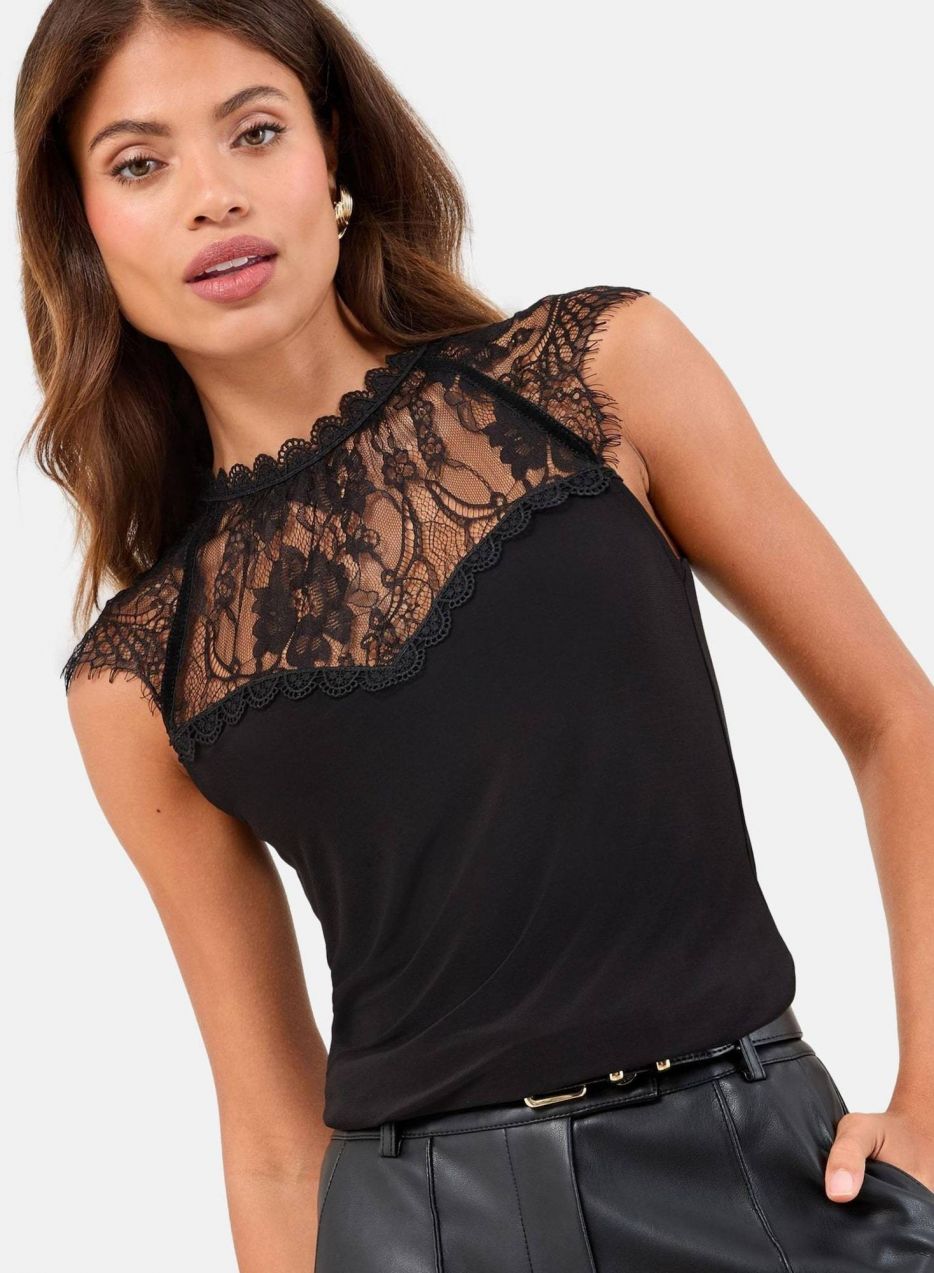 Lipsy Blúzka  čierna